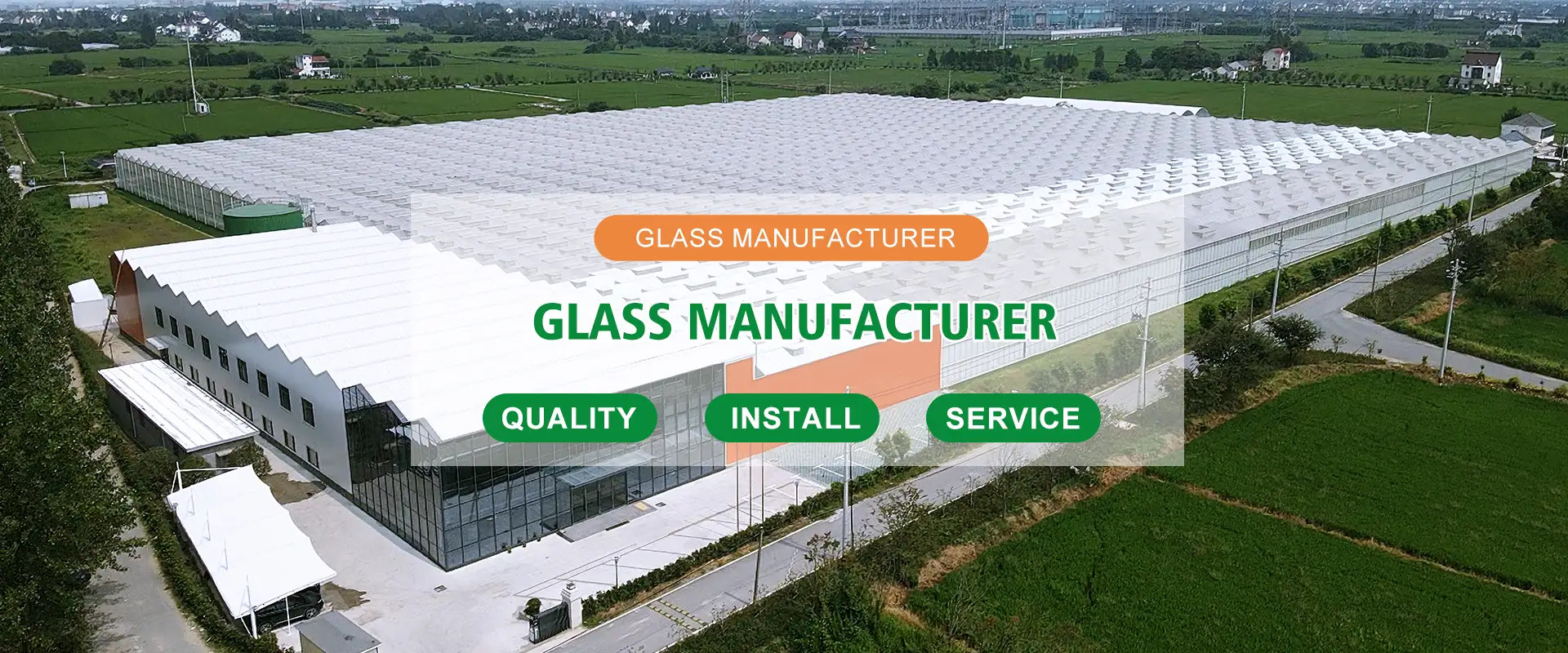 Multispan glazen kasfabriek